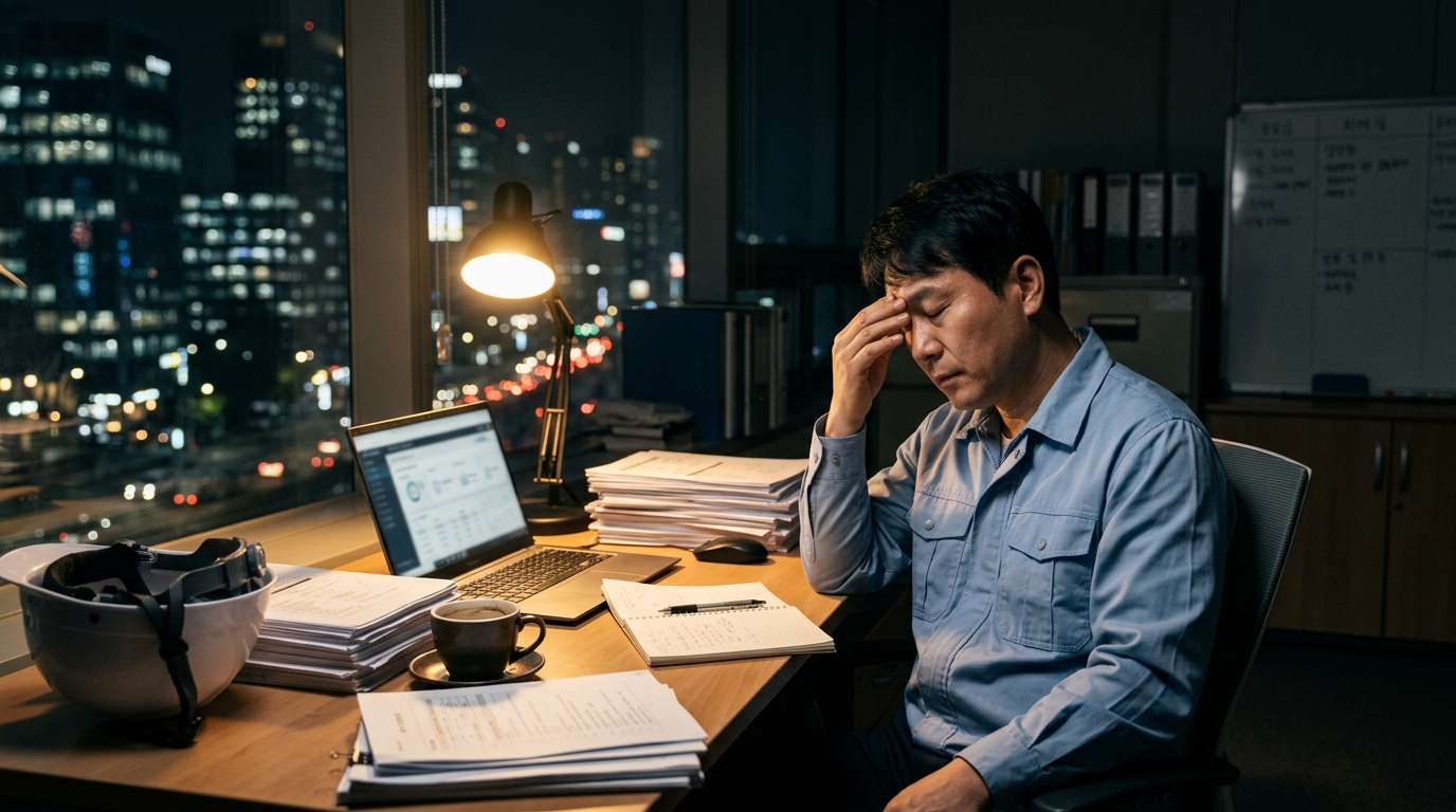 어제와 오늘은 작업이 다릅니다. 자료도 매일 새로 만들어야 합니다.